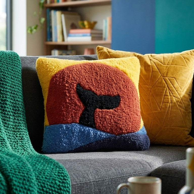 COUSSIN TUFTING "BALEINE"