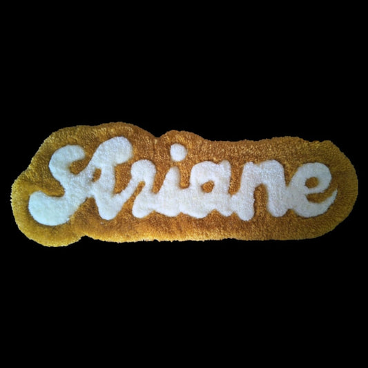 Ariane - prénom tufté - cadeau personnalisé pour naissance La Balmo TUFTING