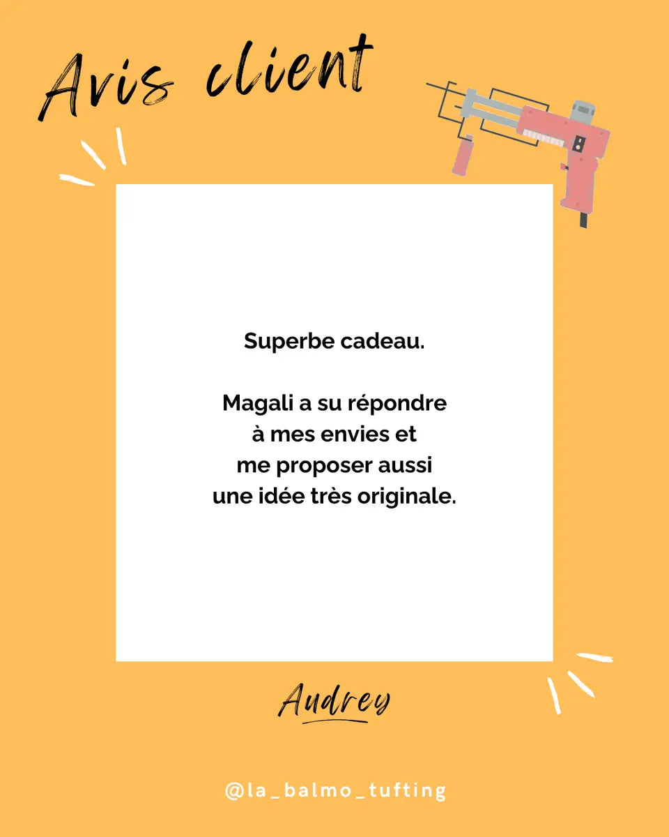 Avis client d'une cliente pour un cadeau de mariage